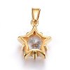 Cubic Zirconia Charms STAS-P216-11G-2