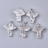 Natural Quartz Crystal Pendants X-G-R480-02C-1