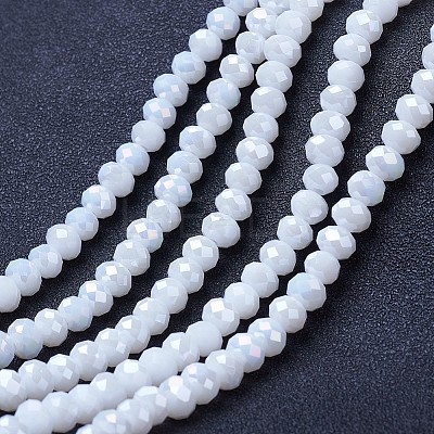 Electroplate Glass Beads Strands LS-EGLA-A034-P1mm-B18-1