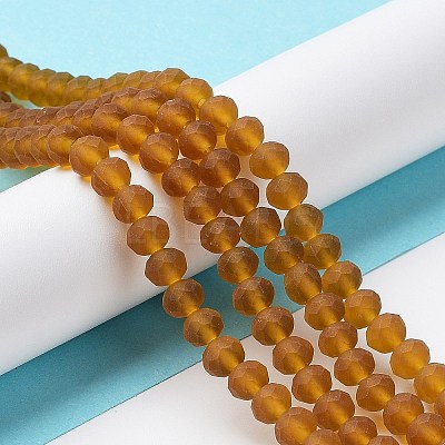 Transparent Glass Beads Strands EGLA-A034-T8mm-MD02-1