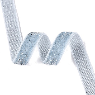 Glitter Sparkle Single Face Velvet Ribbon SRIB-Q023-01A-08-1