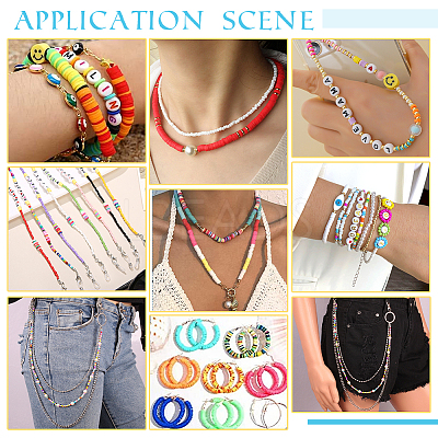 Beads Jewelry Making Finding Kit DIY-PH0010-45-1
