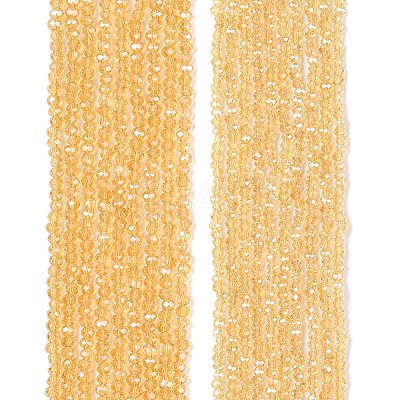 Electroplate Glass Beads Strands EGLA-A044-T1mm-A03-1