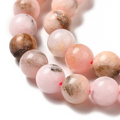 Natural Imitation Pink Opal Beads Strands G-G992-A03-1
