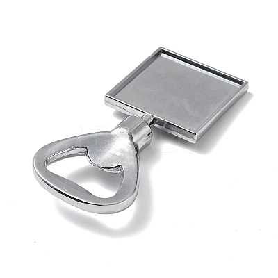 Zinc Alloy Bottle Opener Cabochon Component PALLOY-D312-01P-04-1
