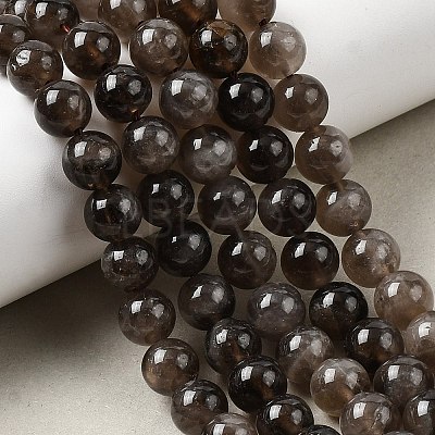 Natural Smoky Quartz Beads Strands G-B167-A09-4mm-1