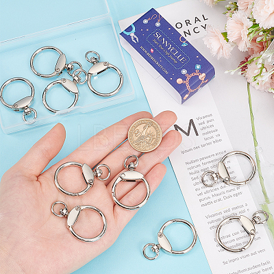 12Pcs Alloy Swivel Clasp FIND-SC0010-10P-1