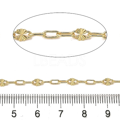 Brass Textured Dapped Chains CHC-C014-04G-1