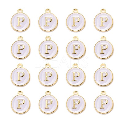 Golden Plated Alloy Charms X-ENAM-S118-01P-1