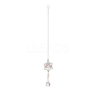 Teardrop Acrylic Beads Big Pendant Decorations LS-HJEW-D029-01P-B-1