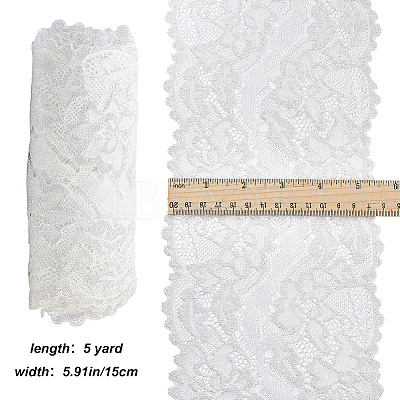Polyester Lace Trims SRIB-GF0001-24-1