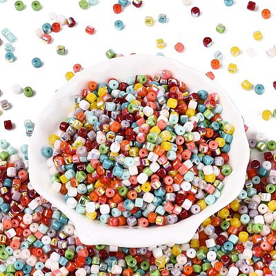 FGB Opaque Colours Glass Seed Beads SEED-Q040-07A-A12-1