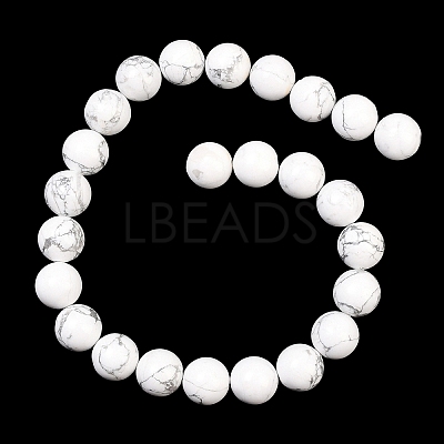 Natural Howlite Beads Strands G-L648-A02-16mm-1
