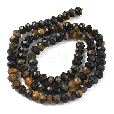 Natural Tiger Eye Bead Strands G-D344-A20-02-1