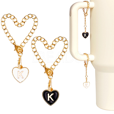 2 Sets Alloy Enamel Cup Pendant Decorations HJEW-SC0001-56K-1