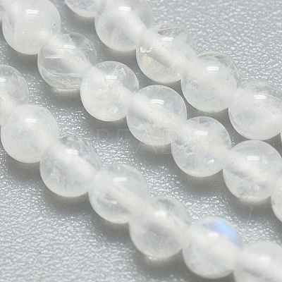 Natural Rainbow Moonstone Beads Strands G-A177-04-23-1