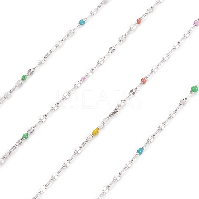 Handmade 304 Stainless Steel Dapped Chains CHS-D026-16L-P-1