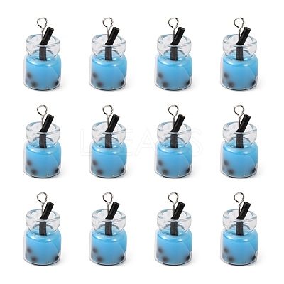 Glass Bottle Pendants X-CRES-S359-01C-1