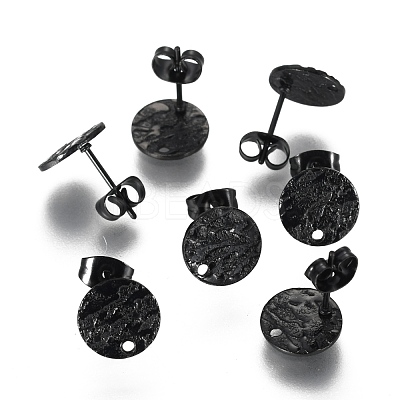 304 Stainless Steel Stud Earring Findings STAS-I157-11A-B-1