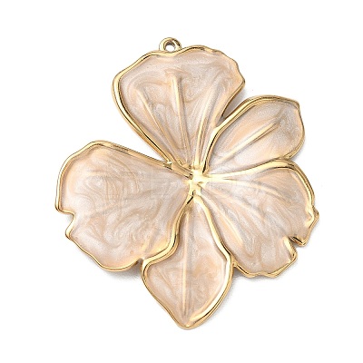 304 Stainless Steel Enamel Big Pendants STAS-Z200-01G-02-1