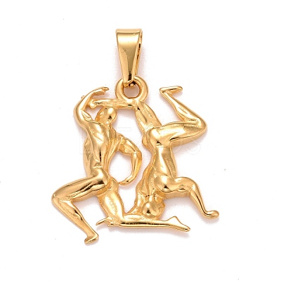 Ion Plating(IP) 304 Stainless Steel Pendants STAS-D165-14G-05-1