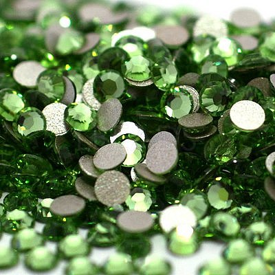 Glass Flat Back Rhinestone RGLA-C002-SS30-214-1