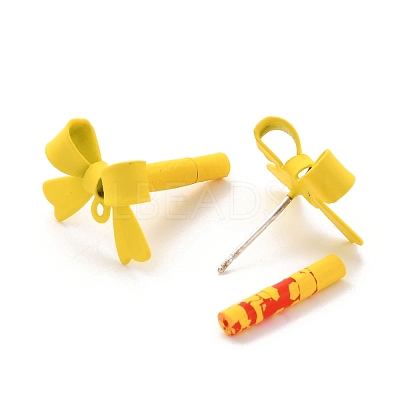 Alloy Stud Earring Findings X-EJEW-J102-08J-1