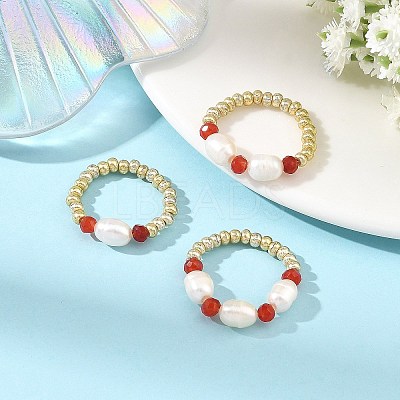 Natural Malaysia Jade Finger Rings RJEW-JR01116-1