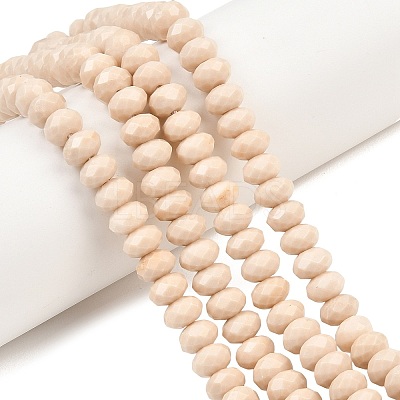Natural Petrified Wood Beads Strands G-C259-A30-5x8mm-1