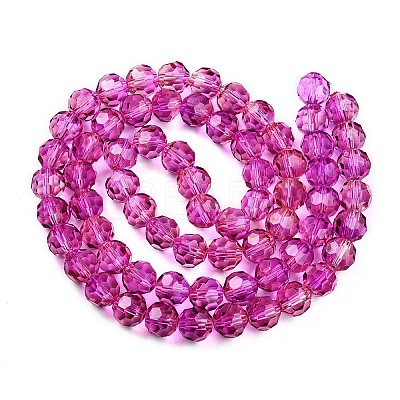 Baking Paint Transparent Glass Beads X1-DGLA-A035-T10mm-A03-1
