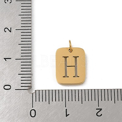 304 Stainless Steel Charms STAS-R001-01G-H-1