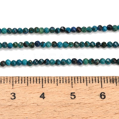 Natural Chrysocolla Beads Strands GG-CBA77FB-B12-2mm-1