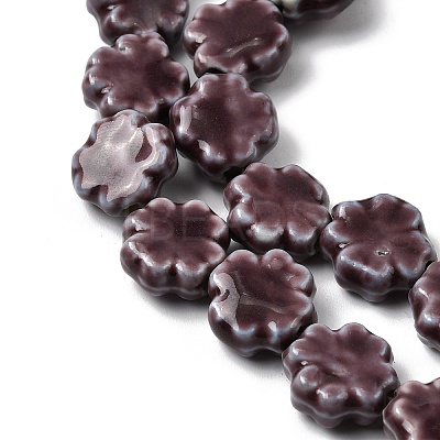 Handmade Porcelain Beads Strands PORC-K010-05H-1