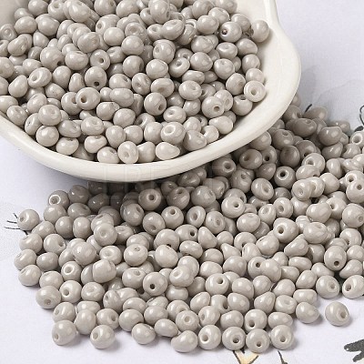 6/0 Opaque Baking Paint Glass Seed Beads X1-SEED-M012-02A-10-1