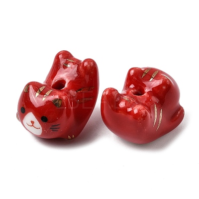 Handmade Porcelain Beads PORC-Z009-02G-1