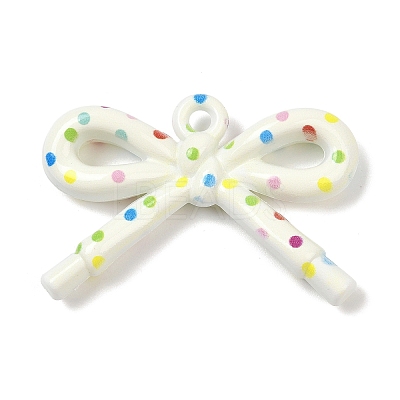 Opaque Printed Acrylic Pendants MACR-I040-01F-1