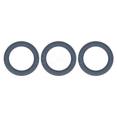 3Pcs Ring Silicone Focal Beads JX895E-01-1