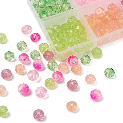 6 Style Imitation Gemstone & Opal Style Resin Beads and Glass Beads RESI-YW0001-14-1