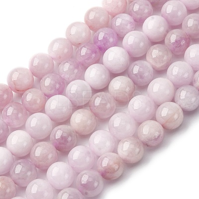 Natural Kunzite Beads Strands G-H313-01D-8mm-1