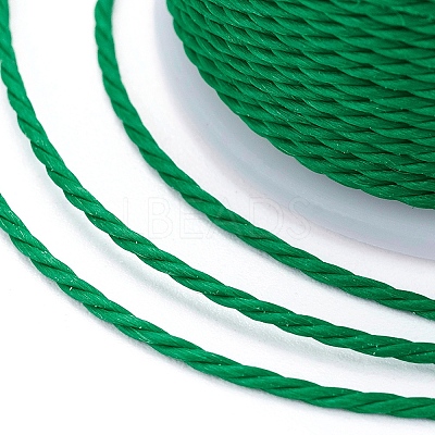 Round Waxed Polyester Cord X-YC-G006-01-1.0mm-18-1