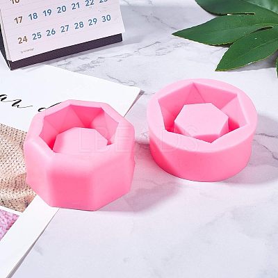 Food Grade DIY Silicone Flowerpot Molds DIY-OC0002-44-1