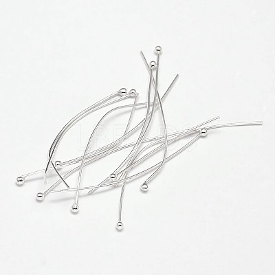 925 Sterling Silver Ball Head Pins STER-F018-03K-1