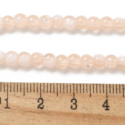 Crackle Glass Beads Strands GLAA-U001-4mm-05-1
