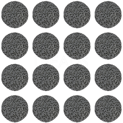 24Pcs Unwaxed Natural Lava Rock Beads G-PA0002-11A-1