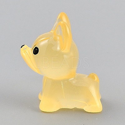 Luminous Resin Dog Display Decorations RESI-CJC0012-30A-1