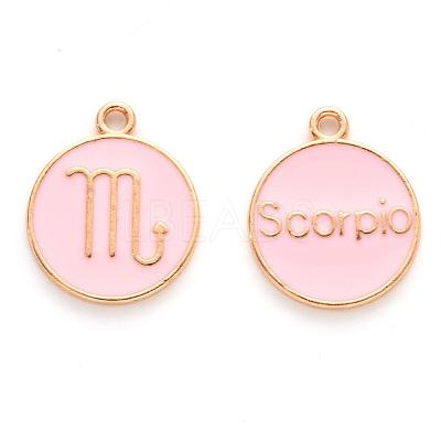 Alloy Enamel Pendants X-ENAM-S124-01A-09L-1