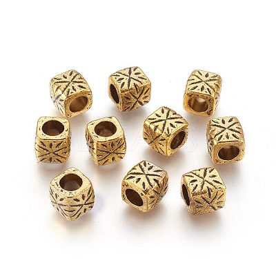 Tibetan Style Alloy Spacer Beads X-GLF0986Y-1