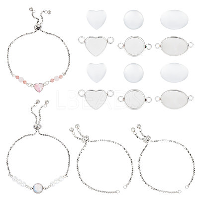 DIY Blank Link Bracelet Making Kit DIY-UN0005-26-1