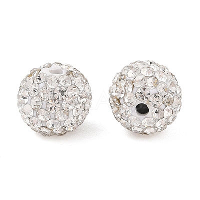 Polymer Clay Rhinestone Beads RB-N006-70-1