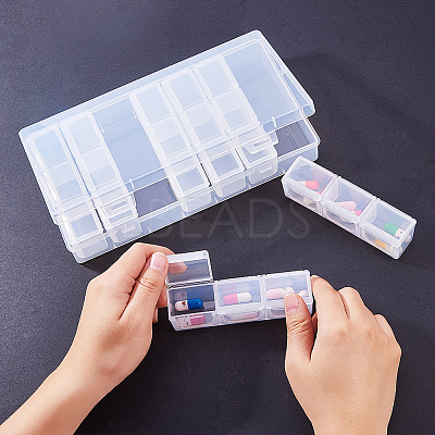 Polypropylene Plastic Bead Storage Containers CON-BC0004-88A-1
